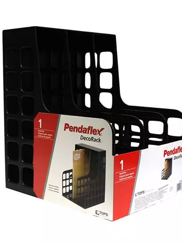 Archivo con divisiones Oxford color negr 1