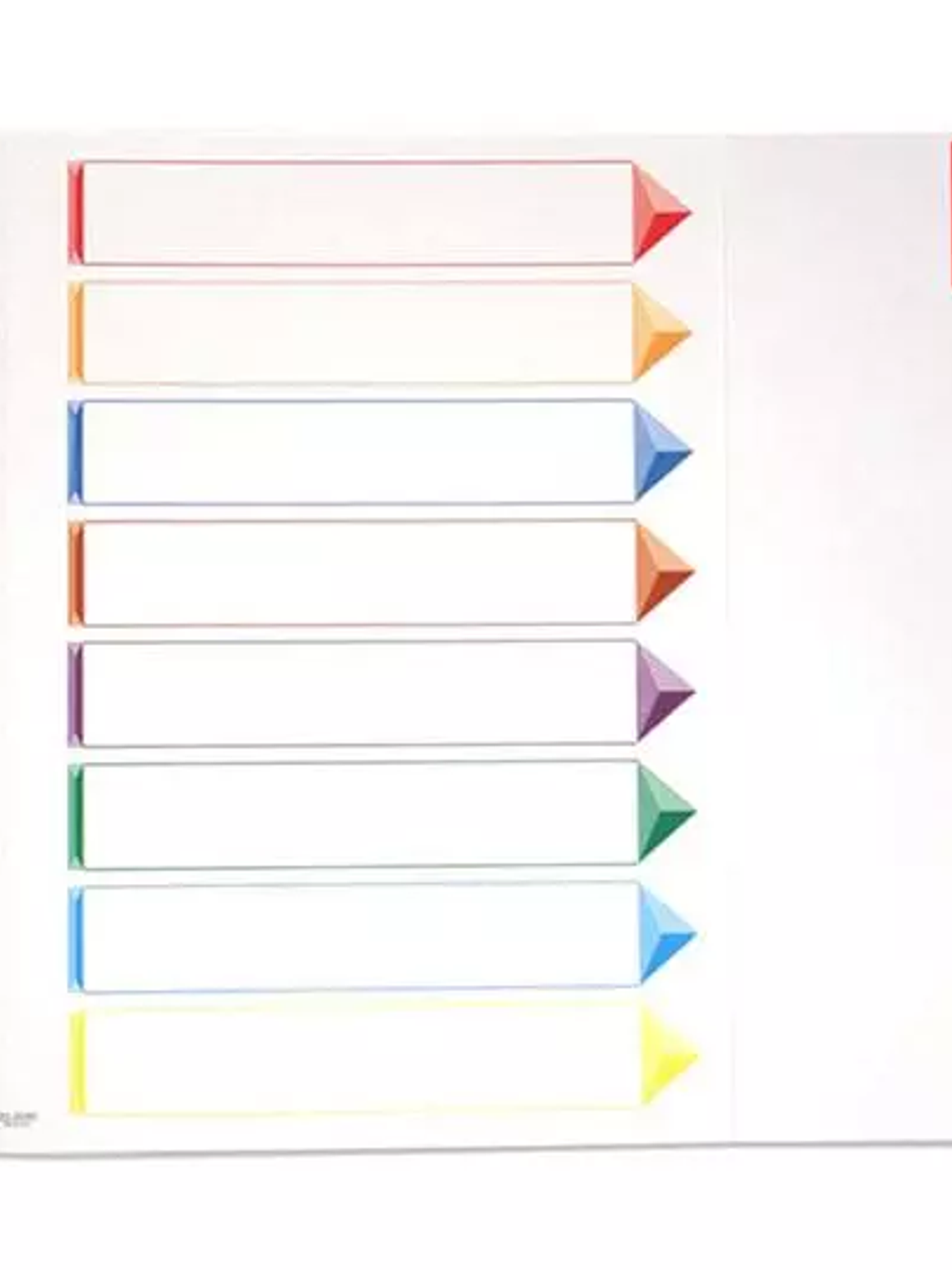 Separador con índice Oxford carta cejas 1