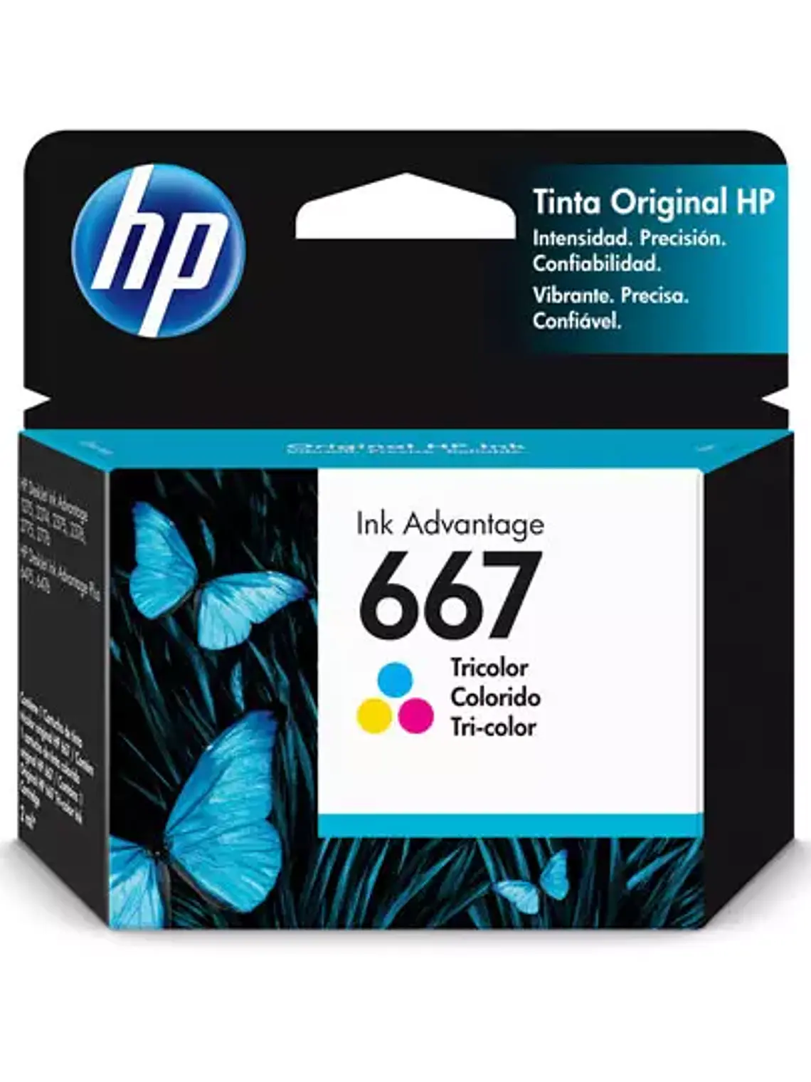 Cartucho de tinta HP ink 667 tricolor 1