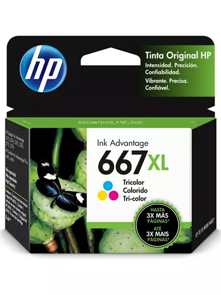 Cartucho alto rendimiento 667xl tricolor 1