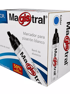Marcador de aluminio Magistral punta cin
