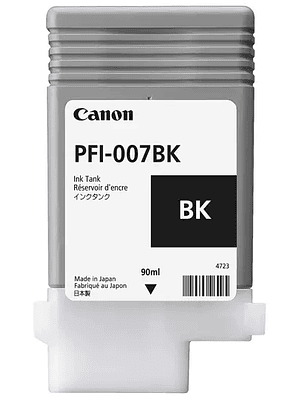 Tanque de tinta Canon PFI-007 negro
