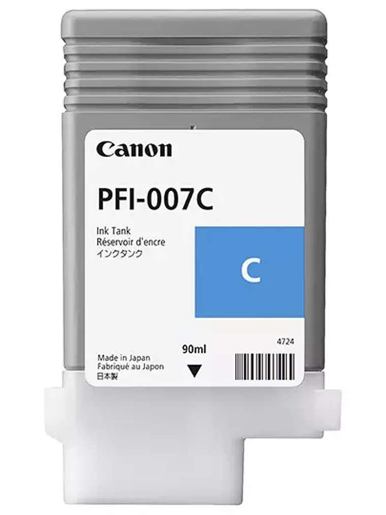 Tanque de tinta Canon PFI-007 cyan 1