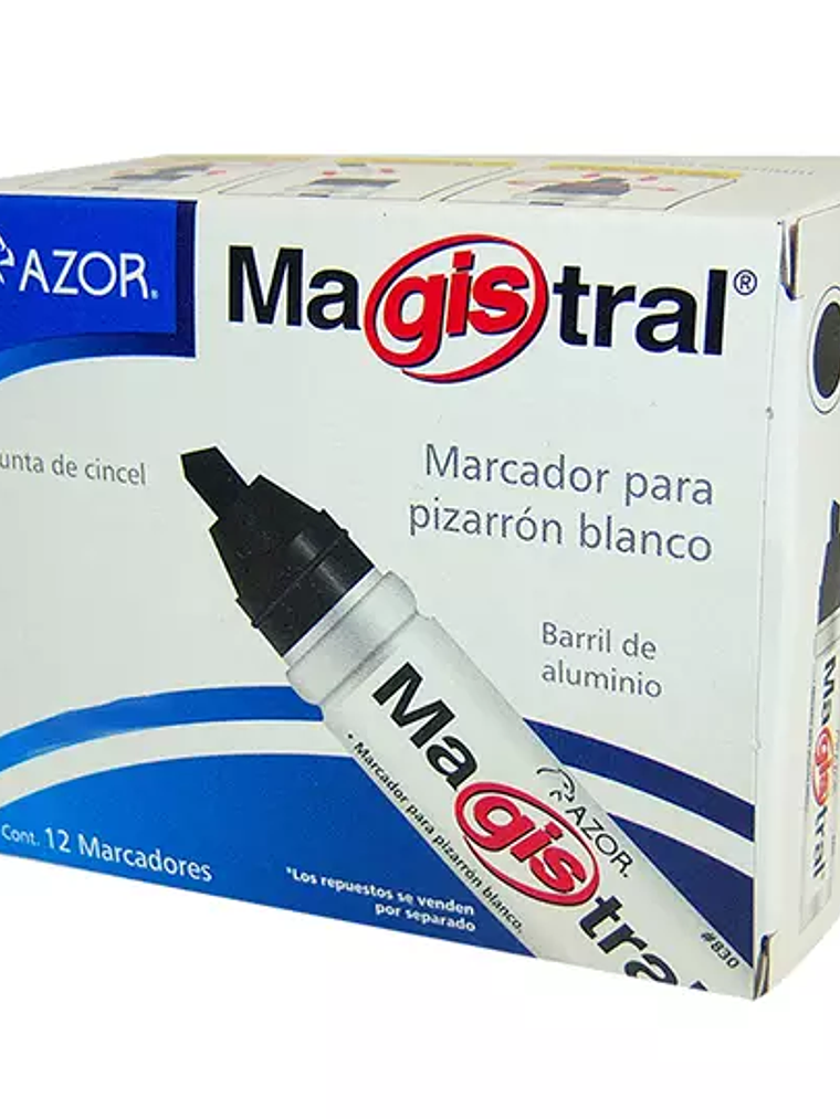 Marcador de aluminio Magistral punta cin 1