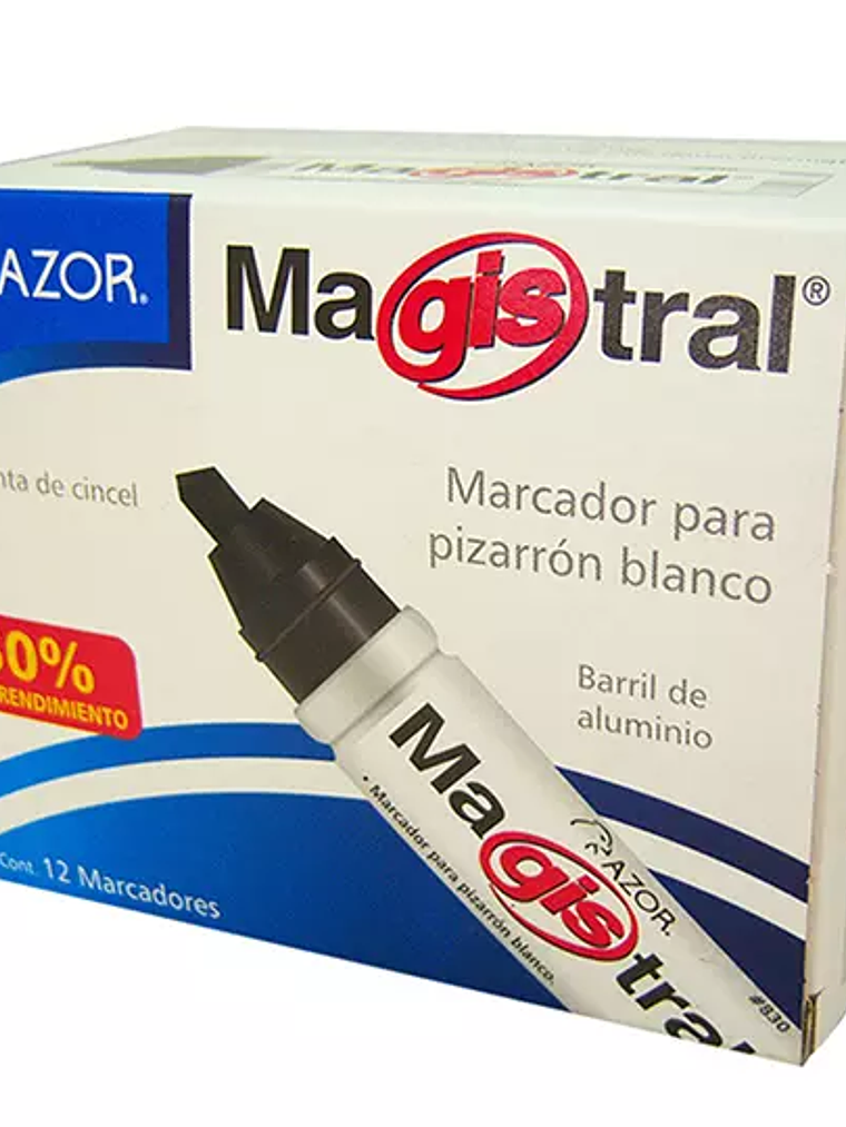 Marcador de aluminio Magistral punta cin 1