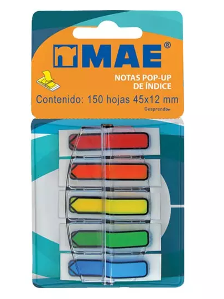 Banderitas Pop Up de índice (flecha) MAE 1