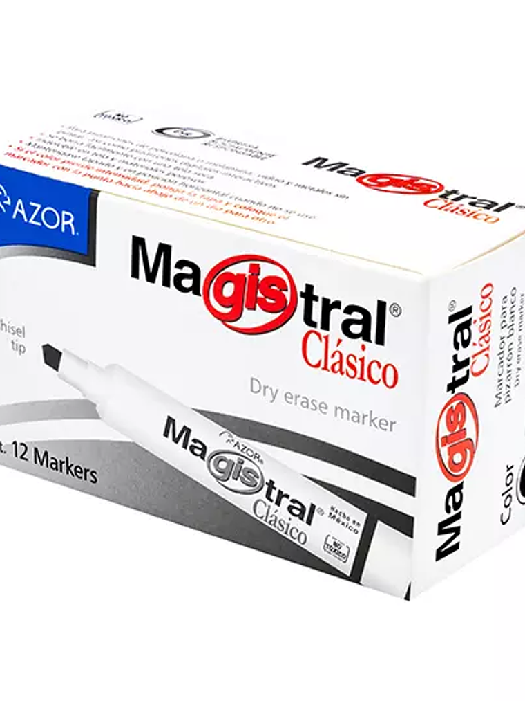 Marcador Magistral Clásico punta cincel 1