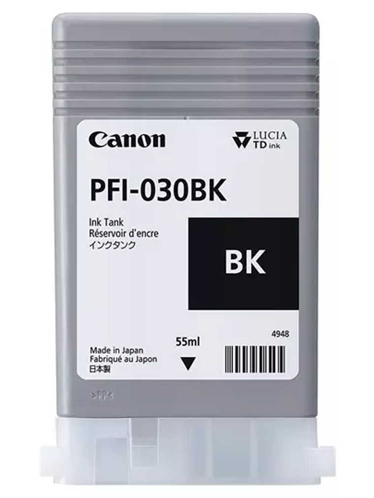 Cartucho Canon para tinta PFI-030 negro 1