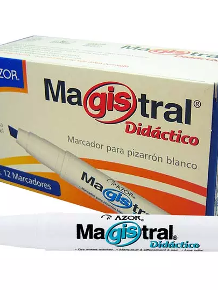 Marcador Magistral Didáctico punta cince 1