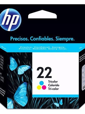 Cartucho de tinta tricolor HP 22