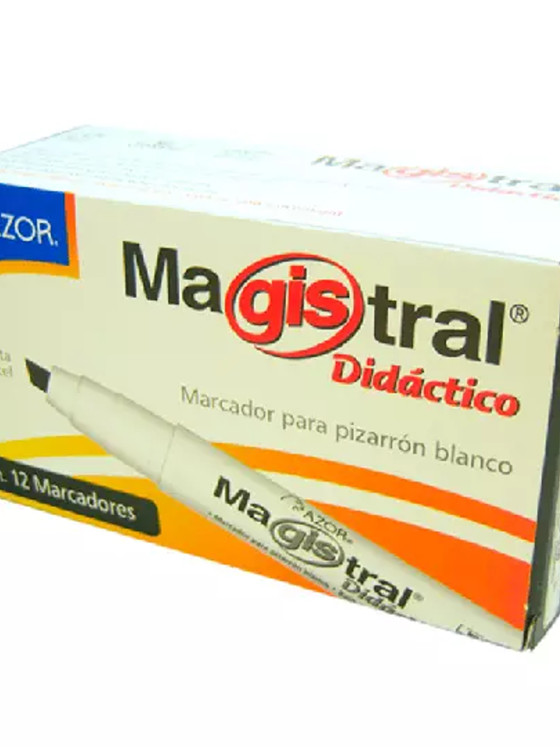 Marcador Magistral Didáctico punta cince 1