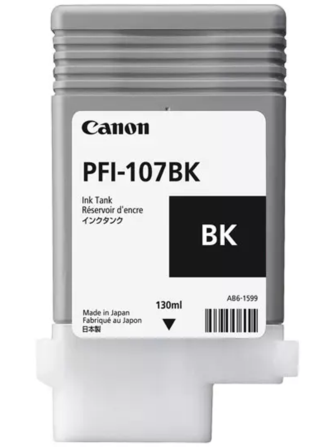 Tanque de tinta Canon PFI-107 negro 1