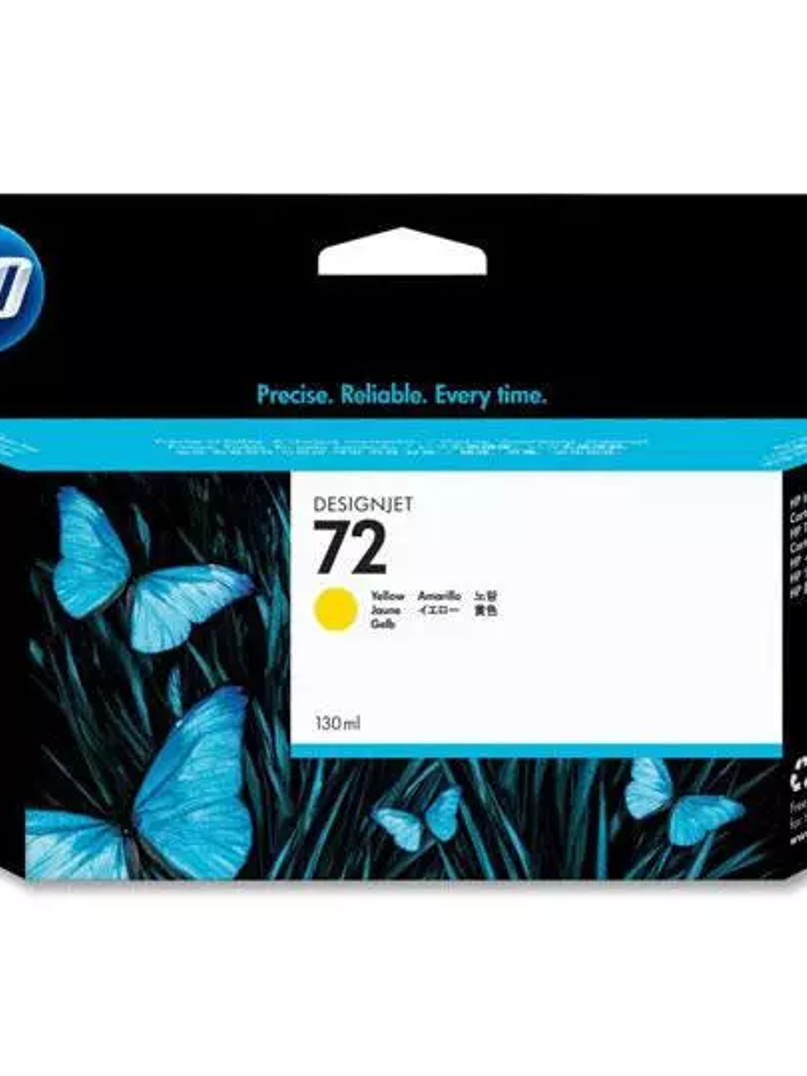 Cartucho de tinta HP 72 de 130ml amaril 1