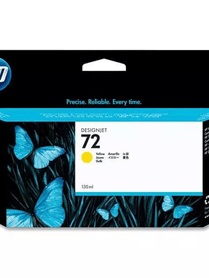 Cartucho de tinta HP 72 de 130ml amaril
