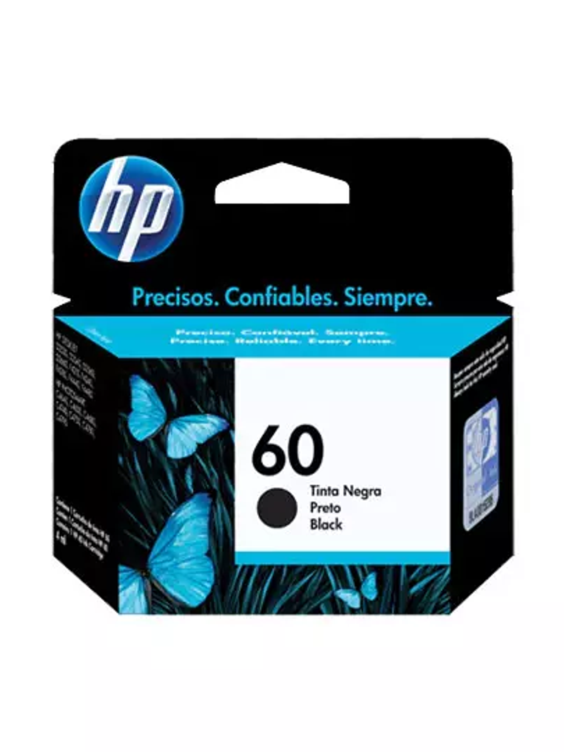 Cartucho de tinta negra HP 60 1