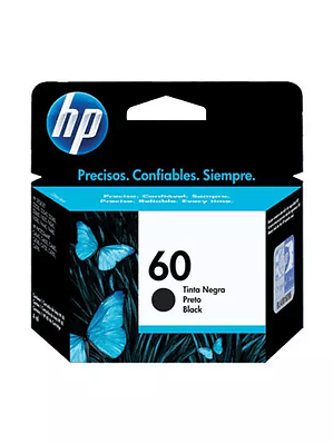 Cartucho de tinta negra HP 60