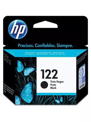 Cartucho de tinta negra HP 122