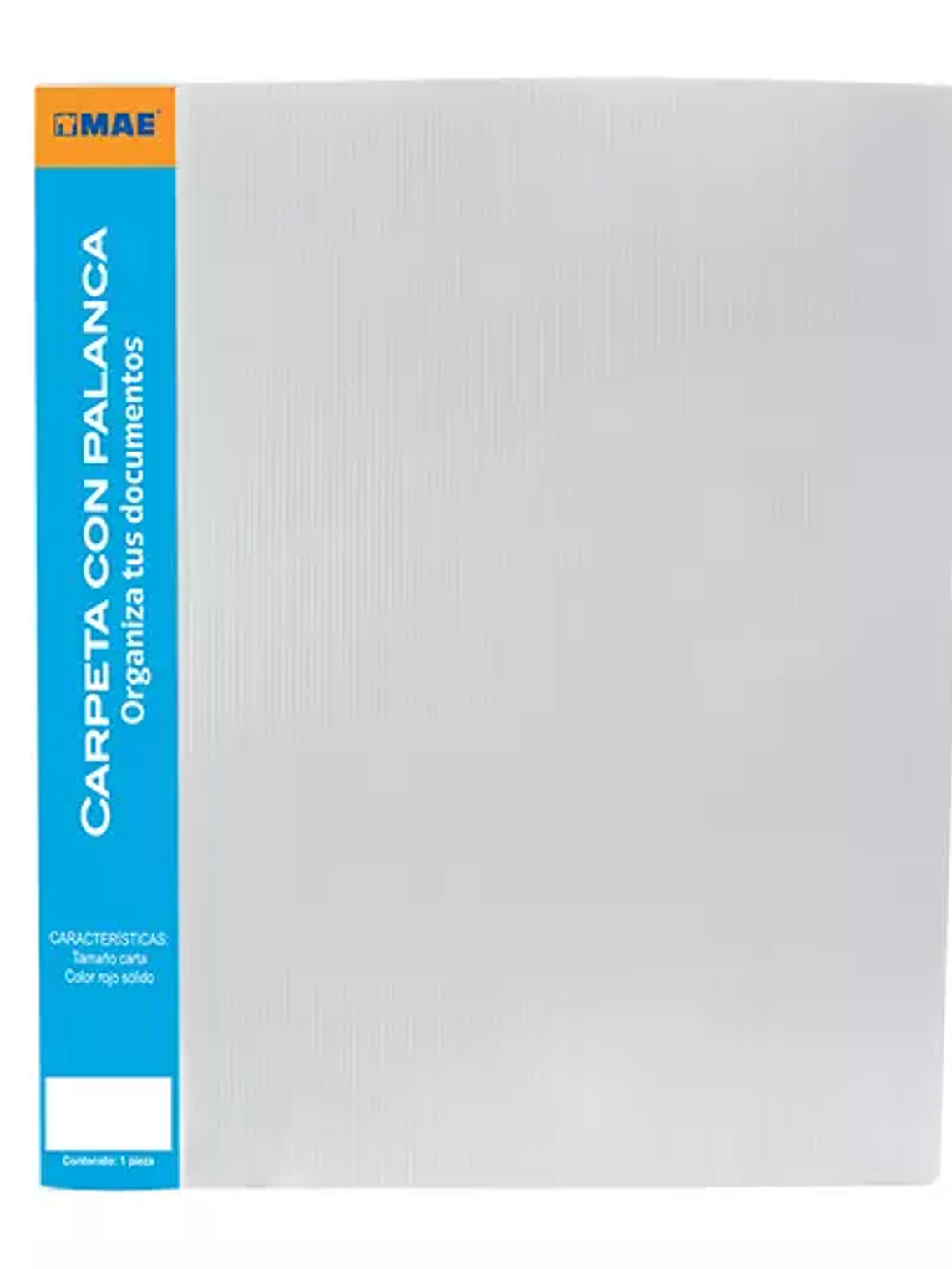 Carpeta con palanca MAE carta, color tra 1
