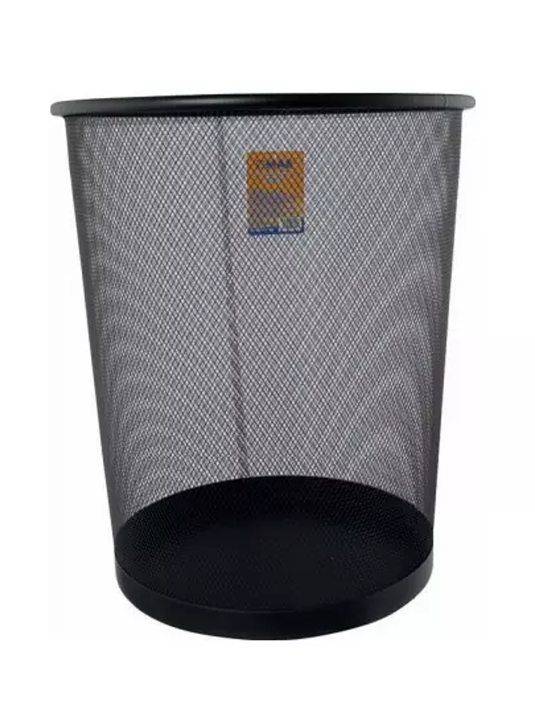 Bote de basura mae de metalica malla neg 1