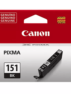 Cartucho Canon para tinta CLI-151 negra.