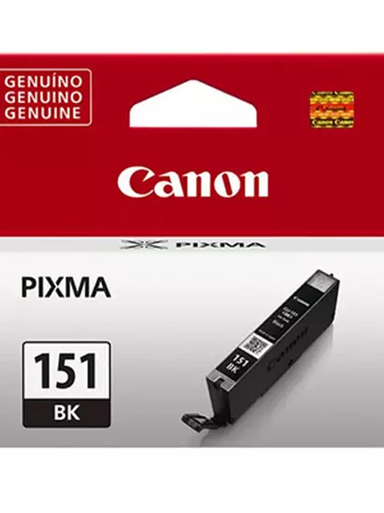 Cartucho Canon para tinta CLI-151 negra. 1