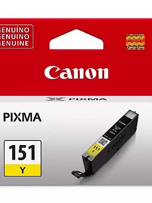 Cartucho Canon para tinta CLI-151 amaril
