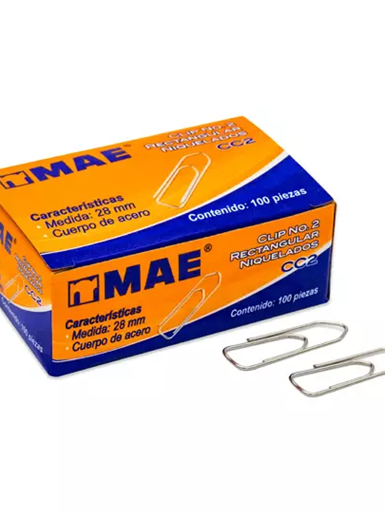 Clip rectangular no. 2 mae 1