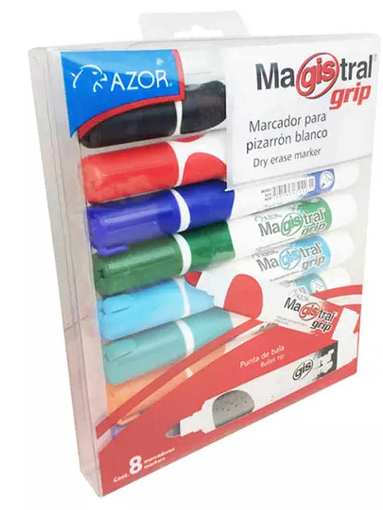 Marcador Magistral Grip punta bala 4 mm 1