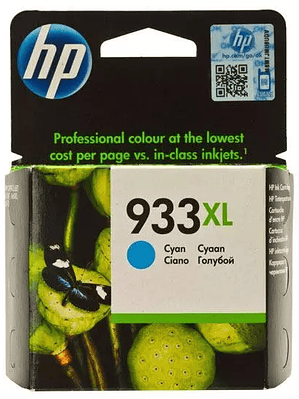 Cartucho de tinta cian HP 933xl