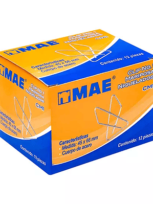 Clip mariposa no.1 mae