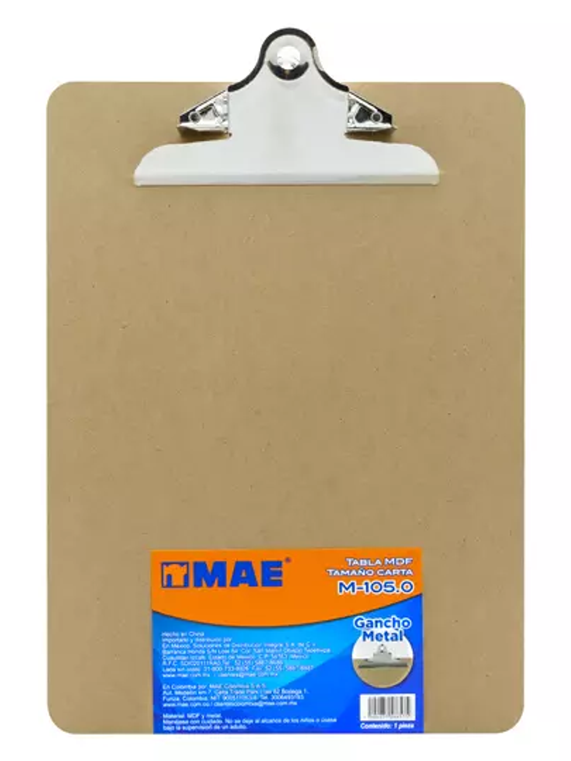 Tabla mae compuesta de fibracel mdf tama 1