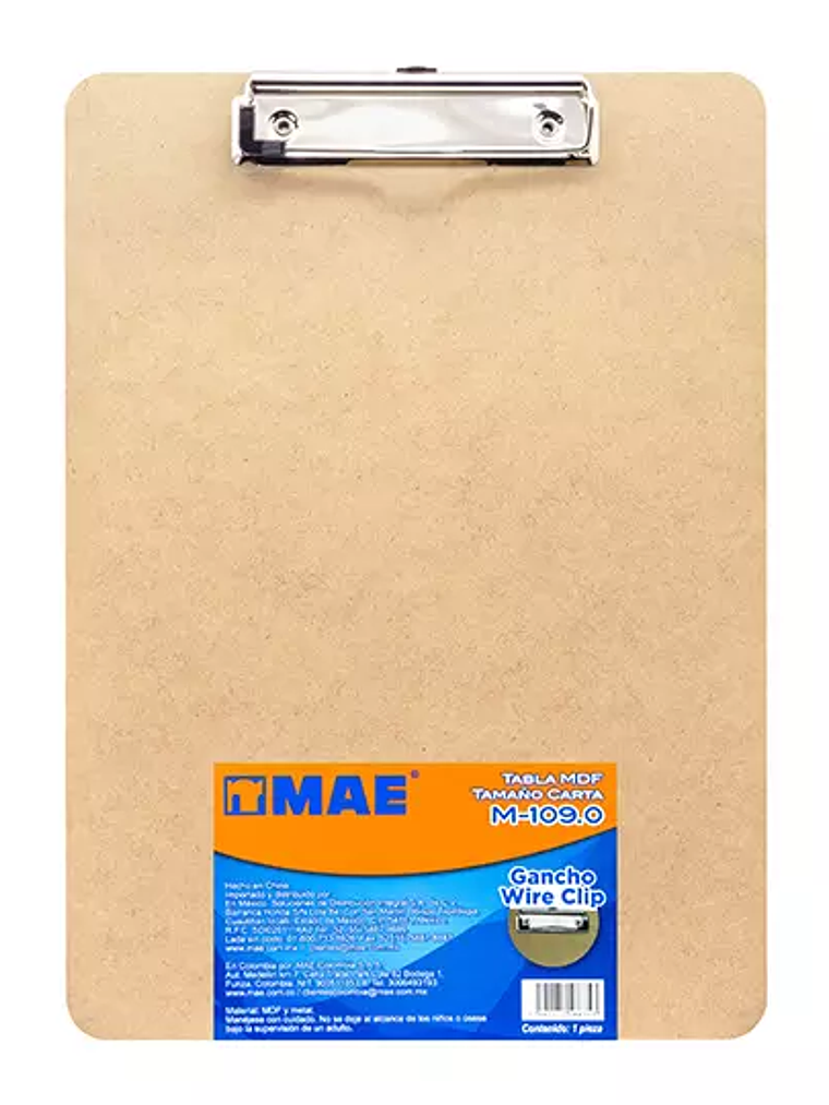 Tabla mae compuesta de fibracel mdf t 1