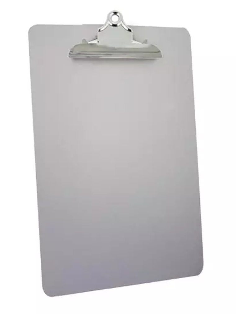 Tabla de aluminio oficio con gancho meta 1