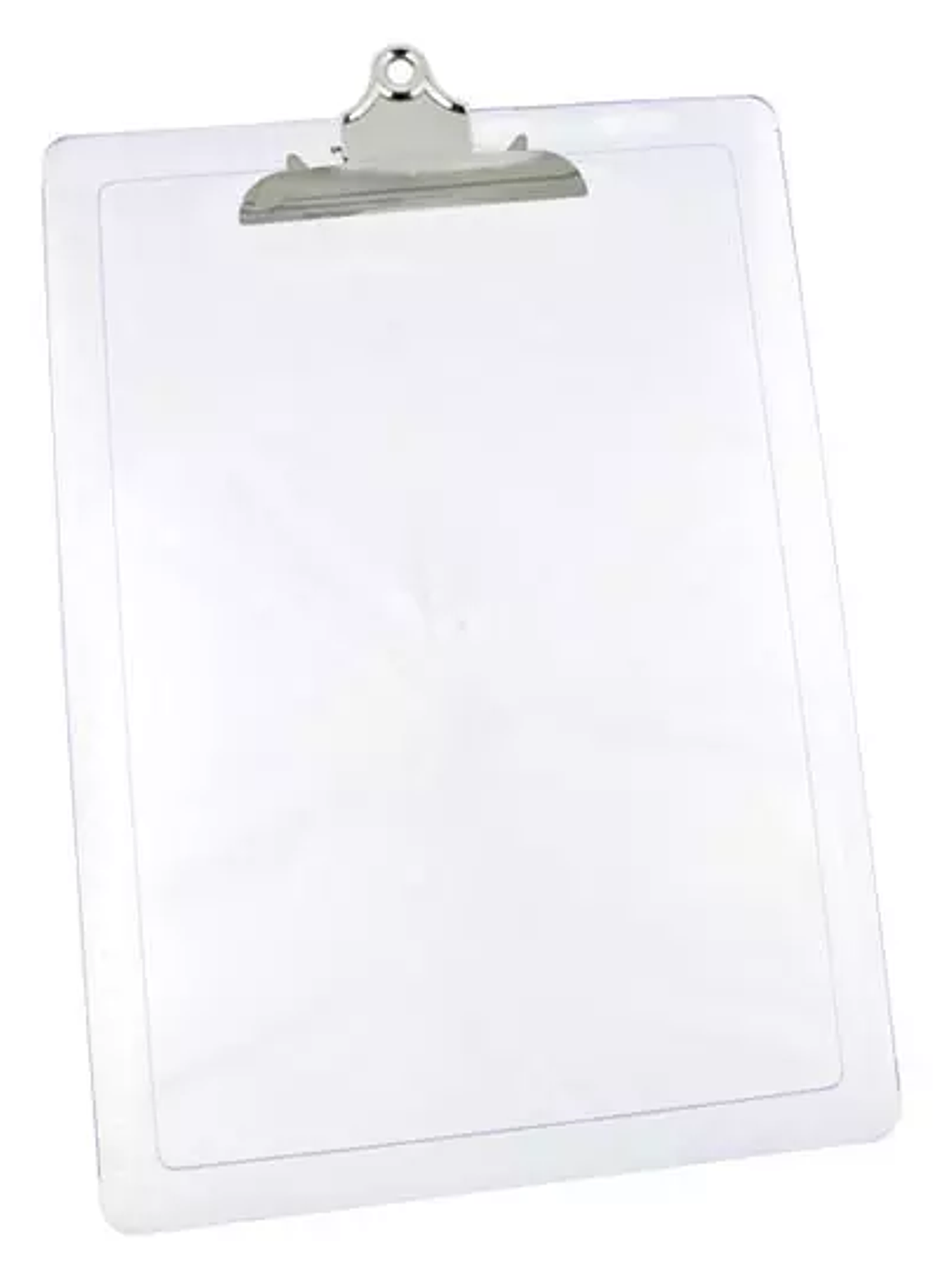 Tabla plástica carta/oficio con gancho d 1