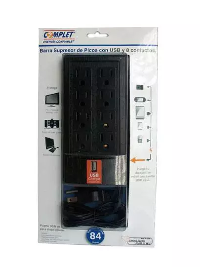 Supresor de picos COMPLET 504 Joules,  B 1