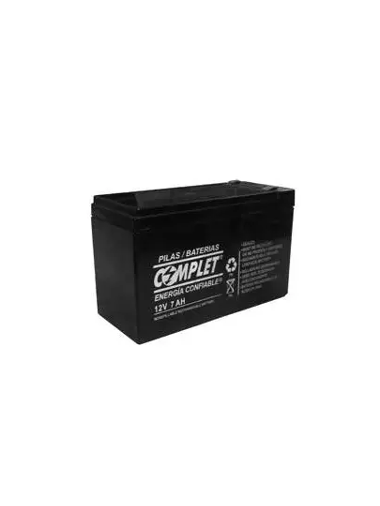 Batería de reemplazo 12 VCC 7AH 1