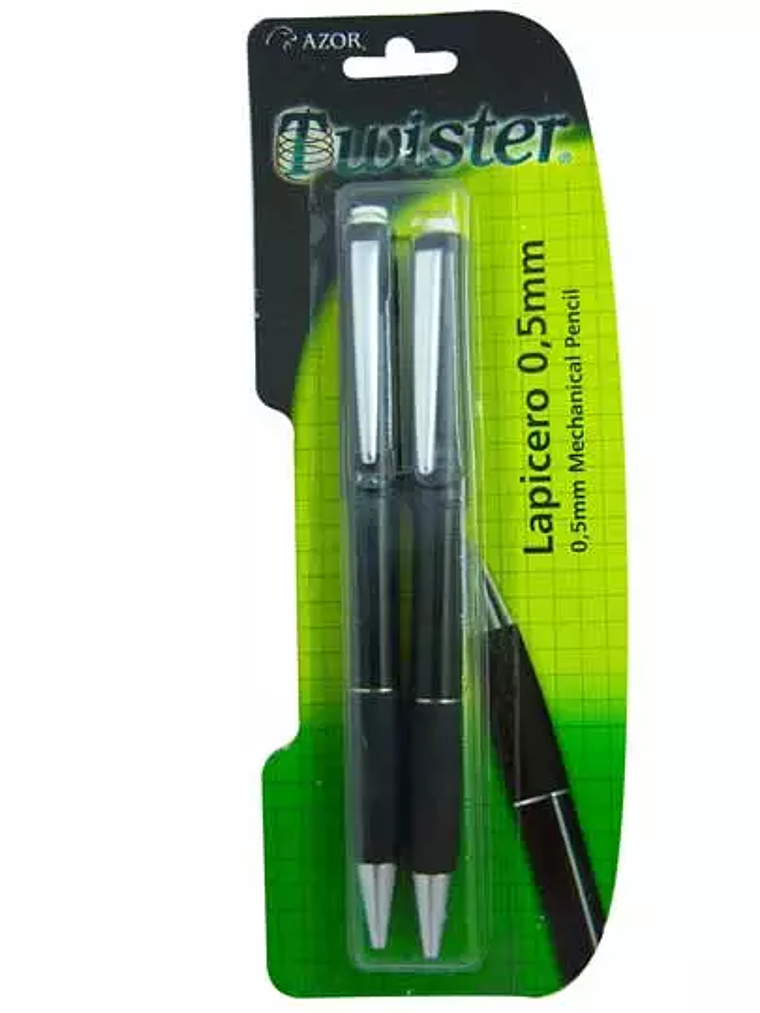 Lapicero HB Azor Twister 0.5 mm color ne 1