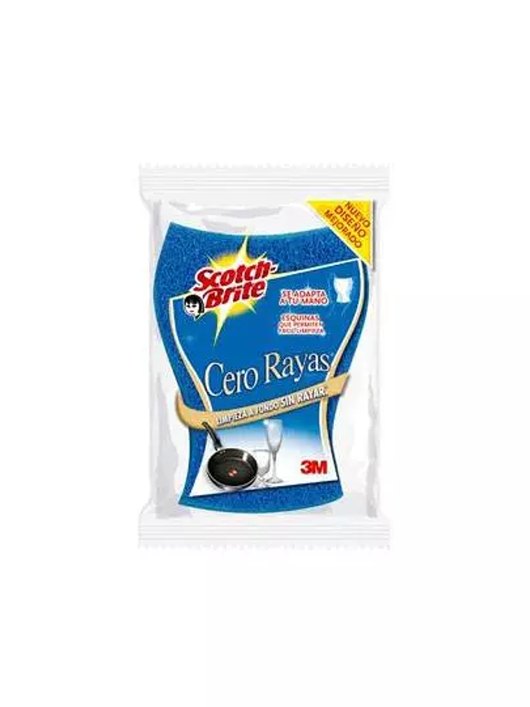 Fibra azul Scotch-brite 3M tamaño chica( 1