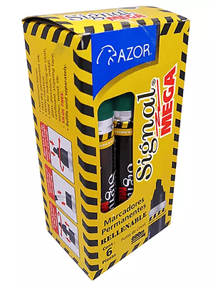 Marcador permanente Signal Mega punta ci