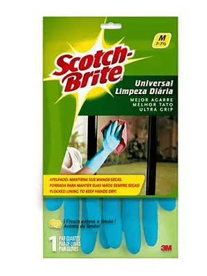 Guantes de latex azules afelpados Scotch