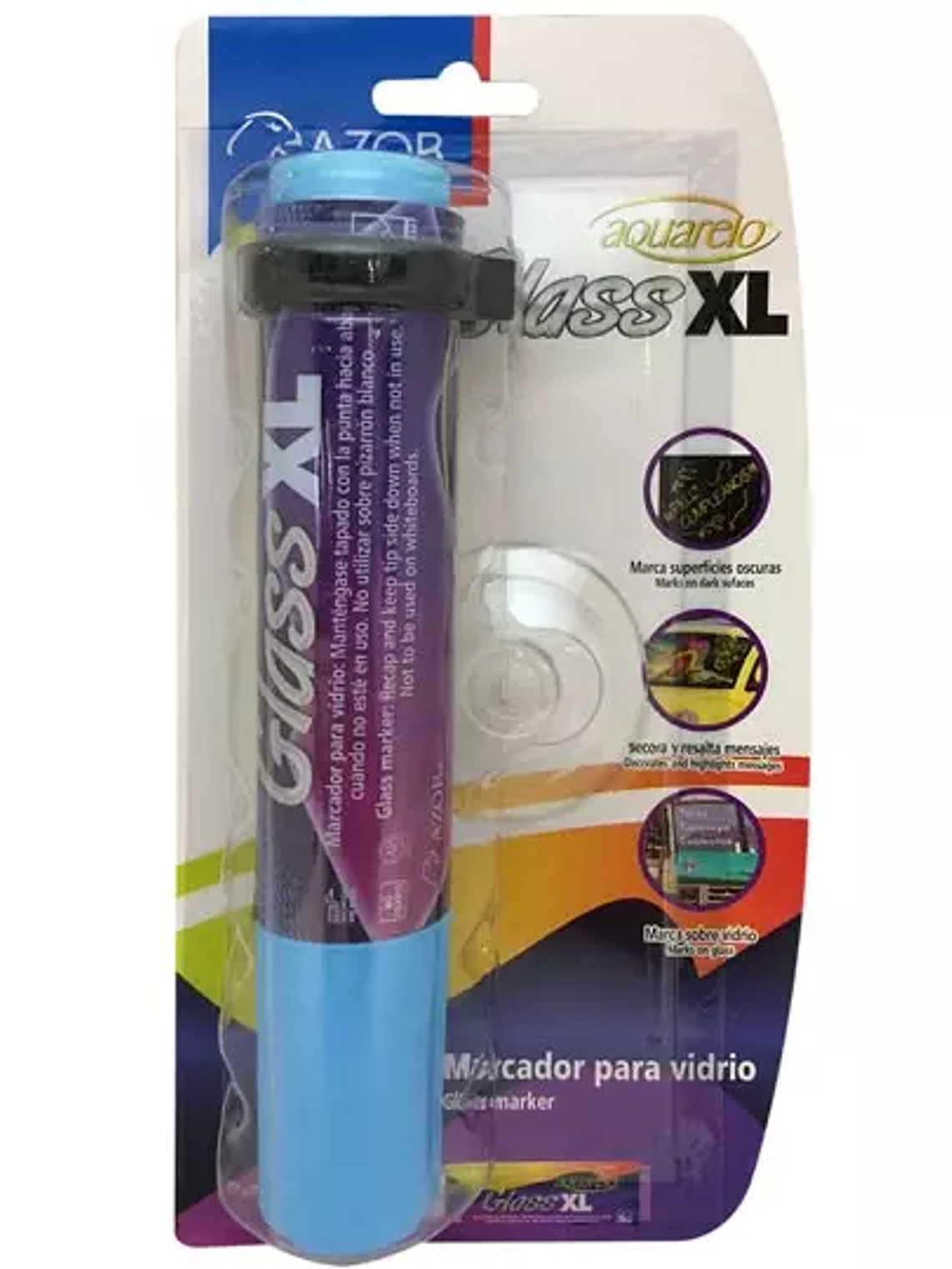 Marcador para vidrio Aquarelo Glass XL p 1