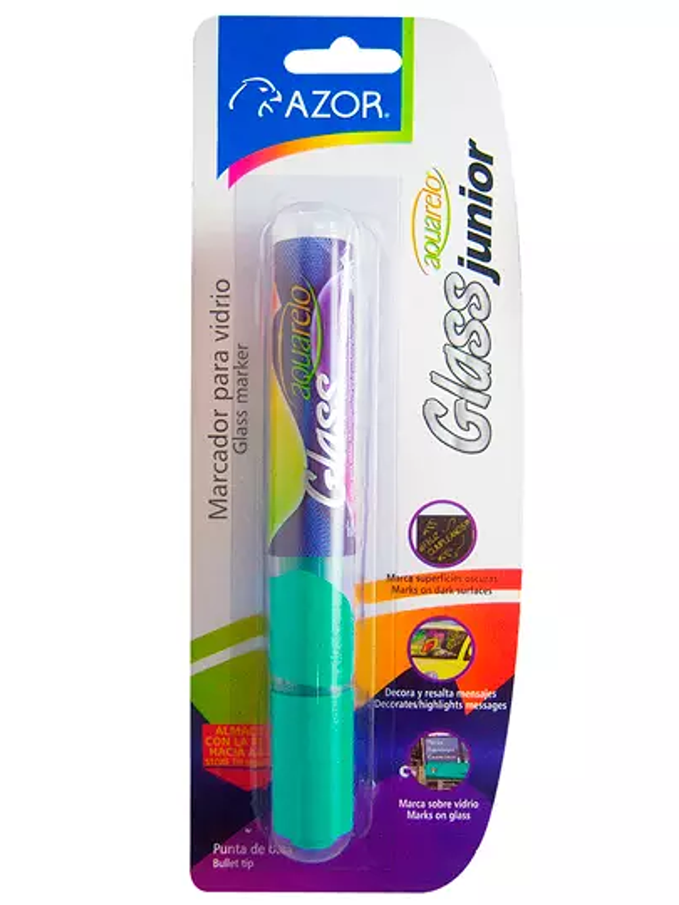 Marcador para vidrio Aquarelo Glass Jr p 1