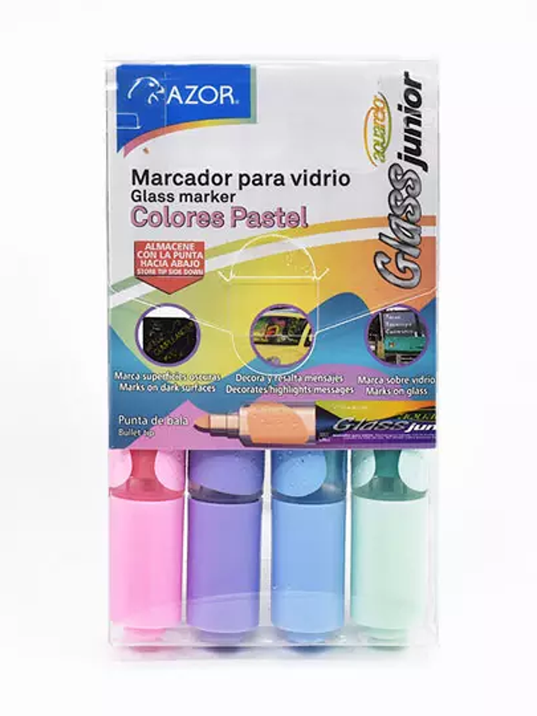 Marcador para vidrio Aquarelo Glass Jr. 1