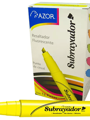 Resaltador de texto Subrayador punta cin