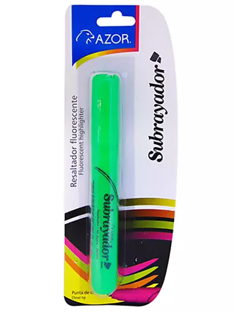 Resaltador de texto Subrayador punta cin 1