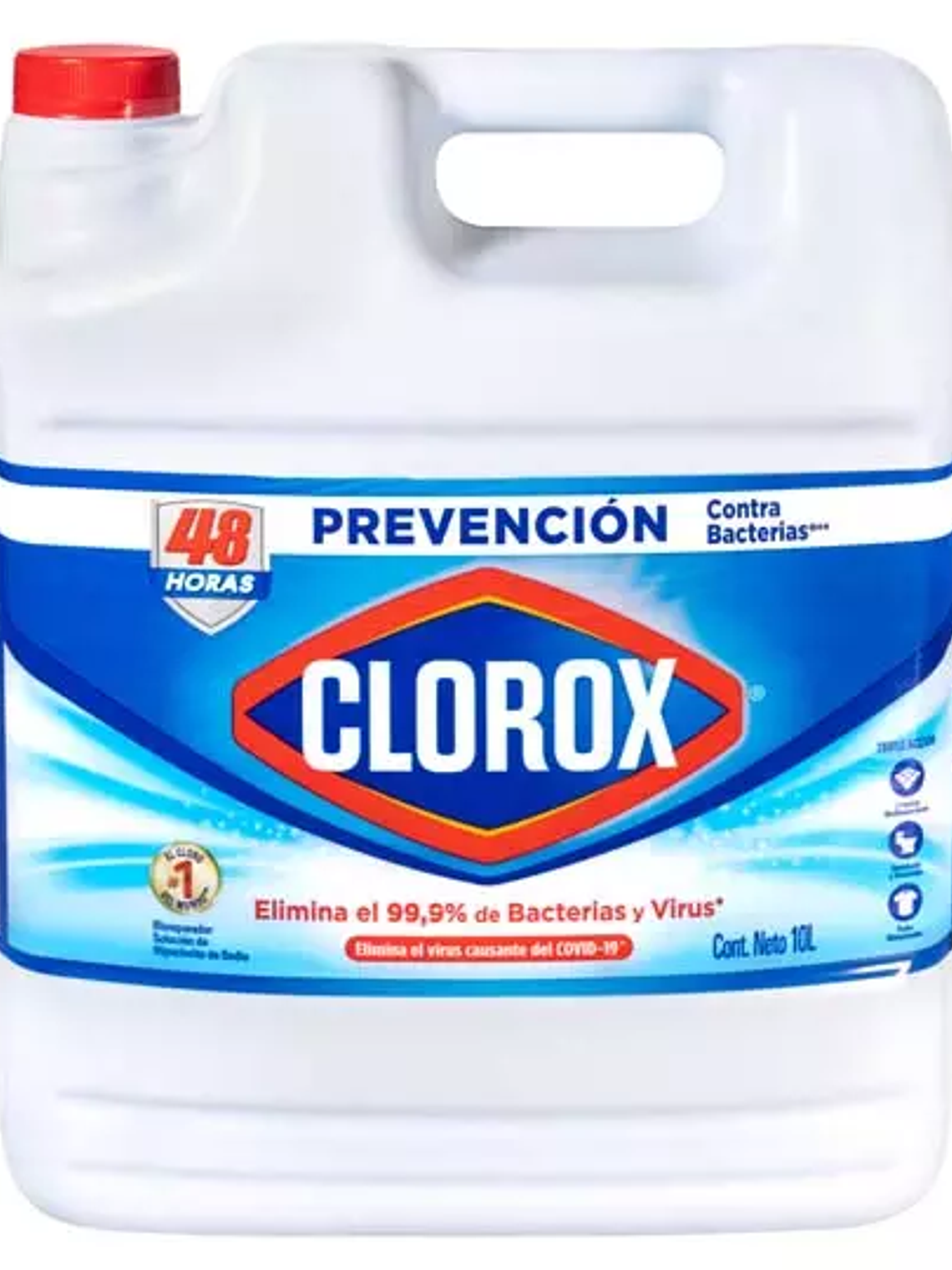 Blanqueador Clorox, cloro 10 Lt. 1