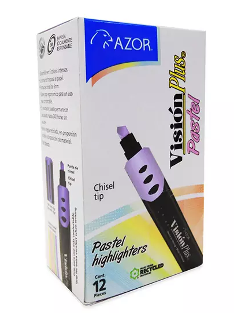 Resaltador de texto Vision Plus Pastel p 1