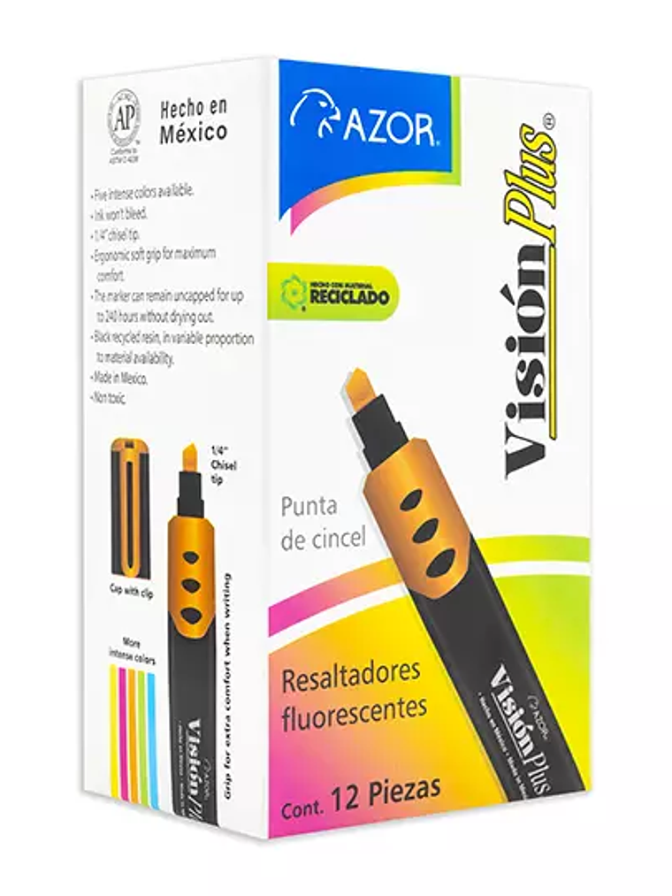 Resaltador de texto Vision Plus punta ci 1