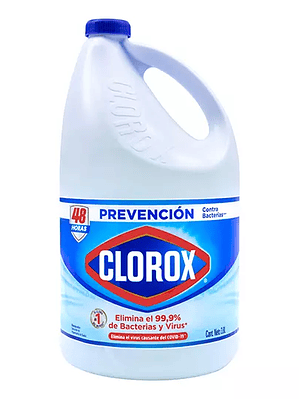 Blanqueador Clorox, cloro 3.8 Lt.