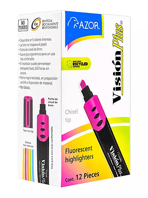 Resaltador de texto Vision Plus punta ci